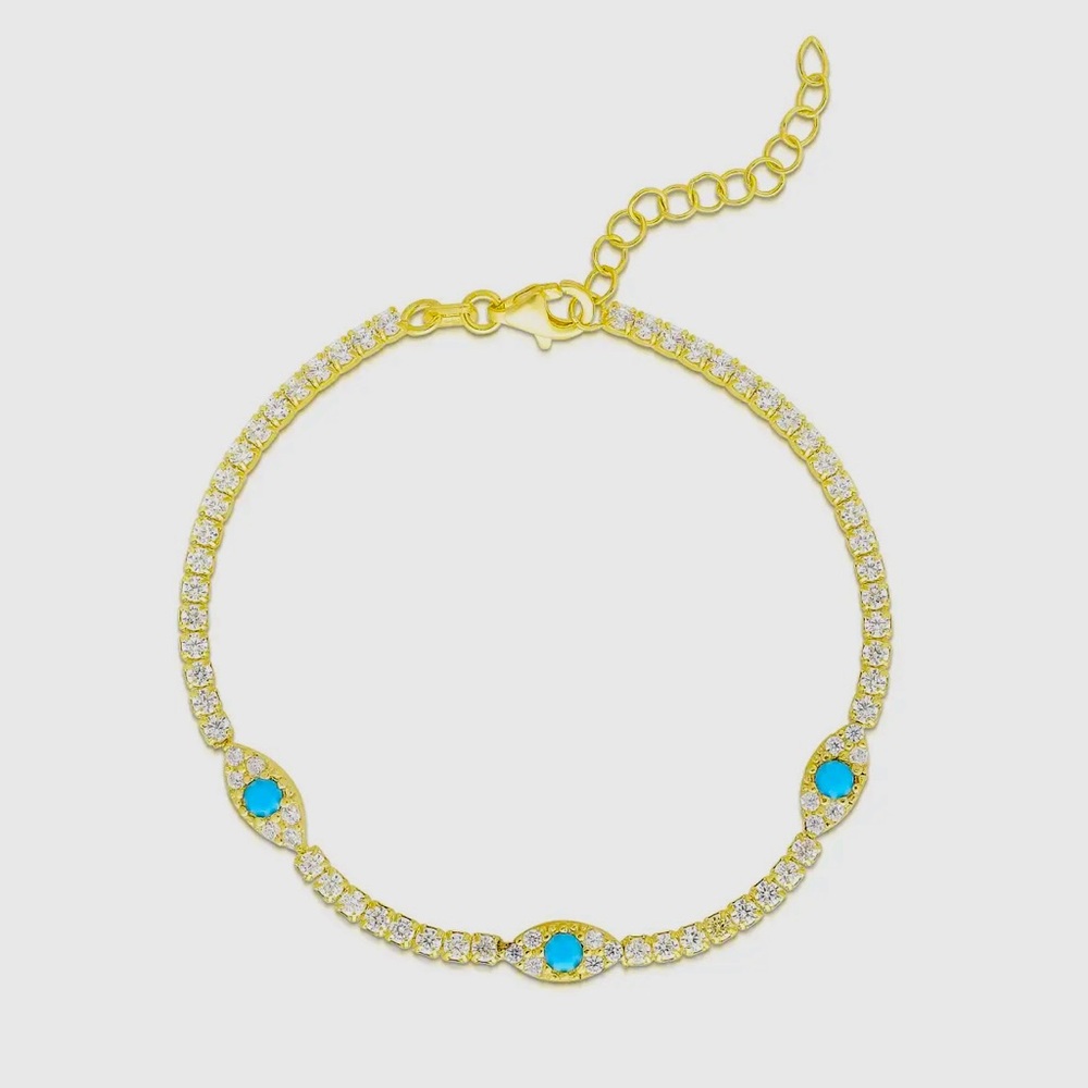 Evil Eye Tennis Bracelet